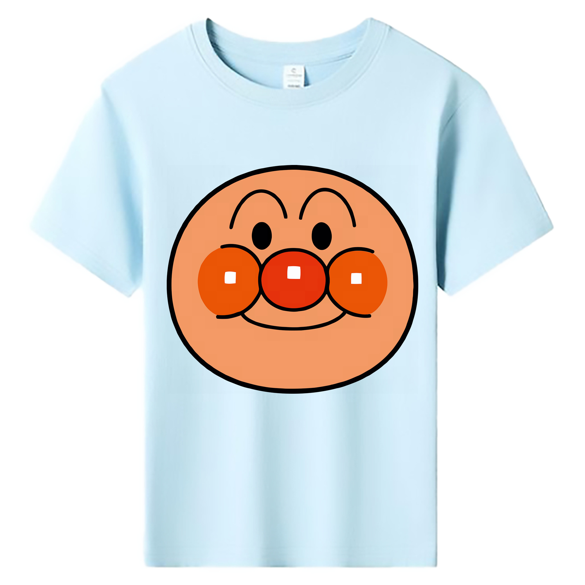 （画像用） アンパンマン Anpanman 綿100％キッズTシャツ（フロントプリント）